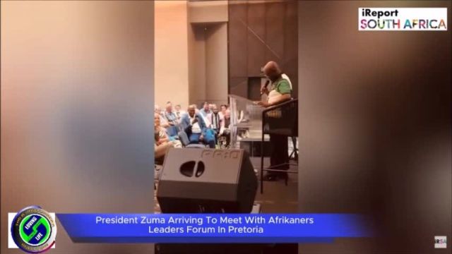 Jacob Zuma addresses the Afrikaner leadership in Pretoria - event apparently organised by Louis Liebenberg