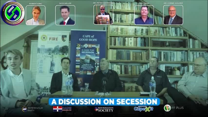 LIVE: Part 2 - Dr Peter Hammond from the Reformation Society hosts panel on secession in the W Cape