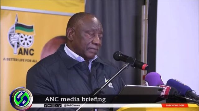 ANC NEC leadership discuss the formation of a coalition of national unity to form government