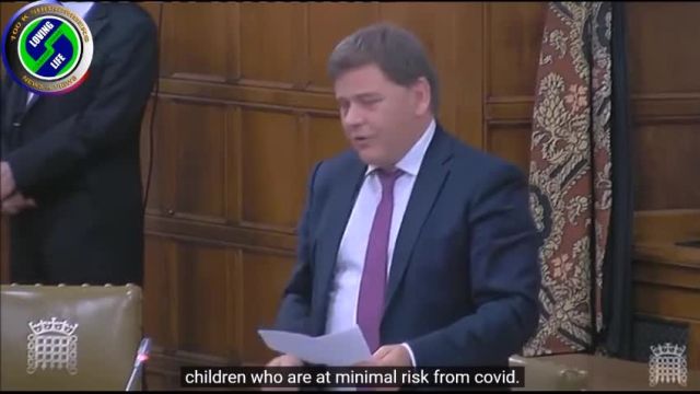 UK Member of Parliament Andrew Bridgen puts his concerns about the covid vax on the record