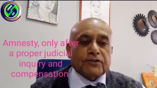 Dr Rapiti - amnesty only after a proper judicial inquiry and compensation