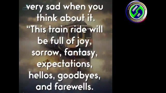 DAILY INSPIRATIONAL VIDEO (1 January 2023) - The train of life