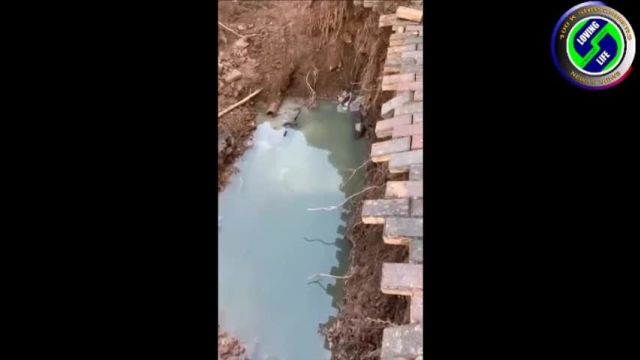 Sewage from broken pipe running directly into drinking water in Krugersdorp
