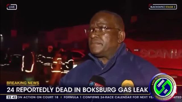 Breaking news: At least 24 dead in gas leak in informal settlement near Boksburg overnight