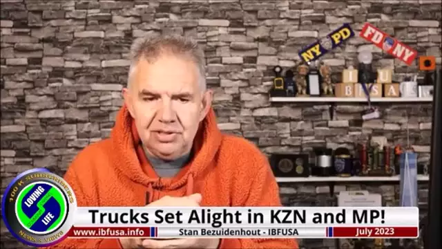 More trucks burnt for no apparent reason in South Africa - this is going to impact the cost of living