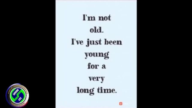 DAILY INSPIRATIONAL VIDEO (26 July 2023) - I love my old age