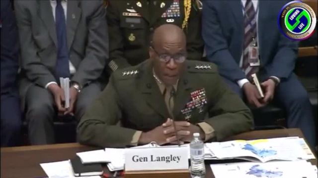 Four Star US Marine General Langley caught flat footed when cross examined by congressional committee on CIA operations in Africa