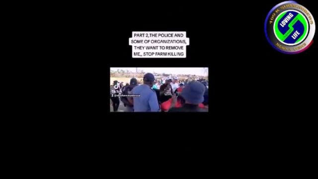 Petrus Sitho targeted by ring in protesters and the South African Police Service after our live stream yesterday