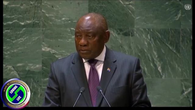 President Ramaphosa addresses the United Nations General Assembly