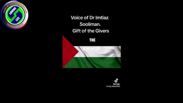 Dr Imtiaz Suliman head of Gift of the Givers talks about what is happening in Gaza post 7 October this year