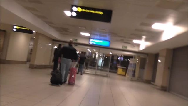 What happened to customs for arriving passengers at OR Tambo international airport in Johannesburg